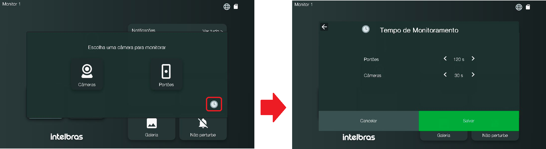 Config Tempo Monitoramento
